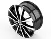 itWheels ALICE gloss black polished