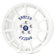 Sparco Terra White + Blue Lettering