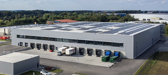Our new logistics centre in Grossschirma, Germany